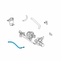 OEM 2011 Ford Crown Victoria Return Line Diagram - 9W7Z-3A713-F