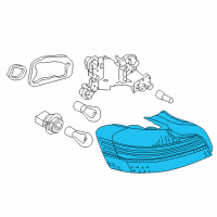 OEM 2013 BMW 135is Tail Light, Right Diagram - 63-21-7-273-430