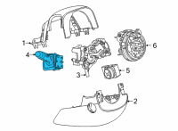 OEM 2022 Chevrolet Tahoe Signal Switch Diagram - 13535354