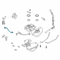 OEM Ford Taurus Connector Tube Diagram - DG1Z-9324-A