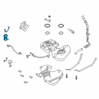 OEM 2013 Ford Police Interceptor Sedan Fuel Pump Diagram - DA5Z-9H307-F