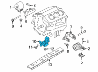 OEM 2022 Ford F-150 INSULATOR ASY - ENGINE SUPPORT Diagram - ML3Z-6068-M