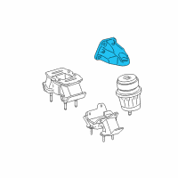 OEM Lexus RC350 Bracket, Engine Mounting, Front NO.1 LH Diagram - 12302-31010