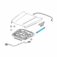 OEM Cadillac Support Cylinder Diagram - 20933968