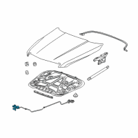 OEM 2017 Cadillac ATS Latch Diagram - 84145129