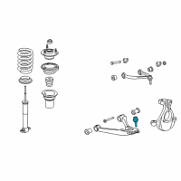 OEM 2010 Chevrolet Silverado 1500 Lower Ball Joint Diagram - 19256481