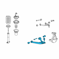 OEM 2008 GMC Sierra 3500 HD Lower Control Arm Diagram - 20869199