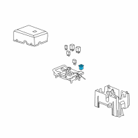 OEM Chevrolet Cruze Limited Fuse, 30 A Diagram - 15822417