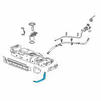 OEM 2013 Cadillac Escalade EXT Strap Diagram - 22928006