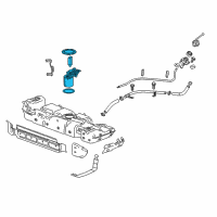 OEM 2015 Chevrolet Tahoe Fuel Pump Diagram - 13512934