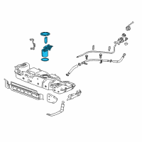 OEM 2017 GMC Yukon Fuel Pump Diagram - 13513342