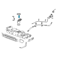 OEM 2018 Buick Regal Sportback Pressure Sensor Cap Diagram - 20893611