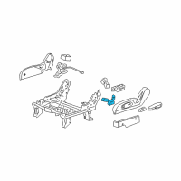 OEM 2006 Chevrolet Equinox Switch Asm, Driver Seat Heater Diagram - 89041800