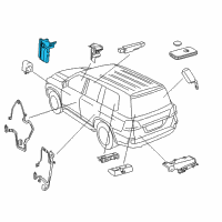 OEM 2015 Toyota Land Cruiser Control Module Diagram - 89990-60166