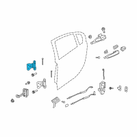 OEM 2014 Chevrolet Caprice Upper Hinge Diagram - 92262664