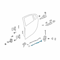 OEM 2009 Pontiac G8 Cable Asm-Rear Side Door Inside Handle Diagram - 92204256