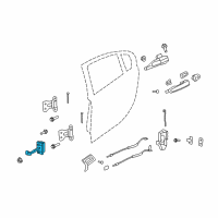 OEM 2009 Pontiac G8 Check Asm-Rear Side Door Diagram - 92155761