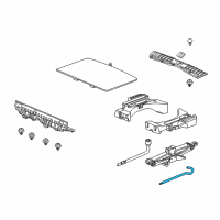 OEM Acura Spare Tire Jack Bar Diagram - 89320-SE5-A01