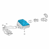 OEM 2003 Hyundai XG350 Cover-Air Cleaner Diagram - 28111-39200