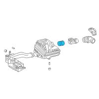 OEM 2001 Hyundai XG300 Hose-Air Intake Diagram - 28138-39000