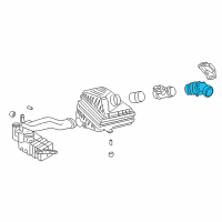 OEM Hyundai XG300 Hose-Air Intake Diagram - 28139-39002