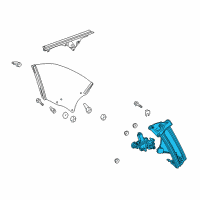 OEM 2006 Toyota Solara Regulator Assembly Diagram - 69083-06010