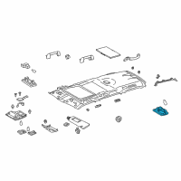 OEM 2015 Lexus GX460 Lamp Assy, Spot Diagram - 81360-60040-A1