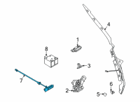 OEM 2021 Nissan Rogue Switch Assy-Trunk Opener Diagram - 25380-6RA0A