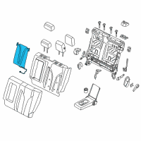 OEM 2018 Lincoln MKC Seat Back Heater Diagram - EJ7Z-14D696-L