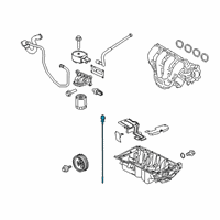 OEM 2015 Ford Fusion Dipstick Diagram - CV6Z-6750-A