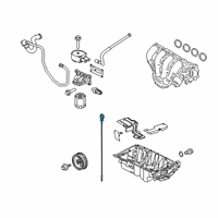 OEM Ford Dipstick Diagram - CV6Z-6750-A