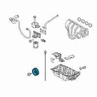 OEM Ford Escape Pulley Diagram - CV6Z-6312-D