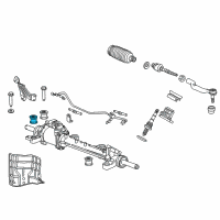 OEM 2012 Acura TSX Bush, Steering Gear Box Mounting Diagram - 53685-TL0-G41