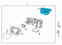 OEM 2022 Ford F-150 COVER Diagram - ML3Z-17D742-AA