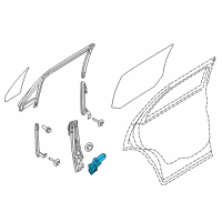 OEM 2016 Ford Taurus Window Motor Diagram - AG1Z-5423394-C