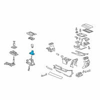 OEM 2009 Cadillac CTS Shift Boot Diagram - 25824062