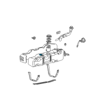 OEM 2000 Ford E-350 Econoline Club Wagon Vapor Valve Diagram - F7UZ-9B593-BA