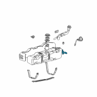 OEM Ford F-250 Fuel Gauge Sending Unit Diagram - F81Z-9A299-FA