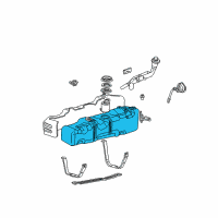 OEM 2003 Ford F-250 Super Duty Fuel Tank Diagram - 6C3Z-9002-F