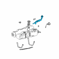 OEM 2010 Ford F-250 Super Duty Filler Pipe Diagram - 8C3Z-9034-KF