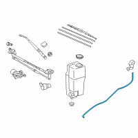 OEM 2018 Toyota Tacoma Reservoir Hose Diagram - 90068-33273