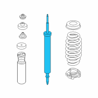 OEM 2010 BMW 128i Rear Shock Absorber Diagram - 33-52-6-782-859