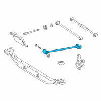 OEM Toyota Corolla Strut Rod Diagram - 48780-02020