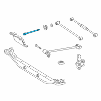 OEM Toyota Rear Lateral Arm Bolt Diagram - 90105-14099