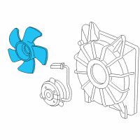 OEM Honda Fan, Cooling Diagram - 19020-PNL-G01