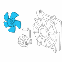 OEM 2008 Honda CR-V Fan, Cooling Diagram - 19020-PNL-G01