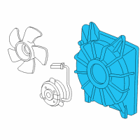 OEM Honda Shroud Diagram - 19015-RZA-A01