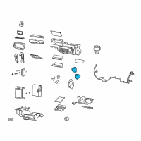 OEM 2008 Chevrolet Cobalt Actuator Diagram - 10393075