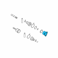 OEM 2004 Infiniti M45 Joint Assembly Inner Diagram - 39711-AR402