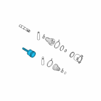 OEM 2002 Infiniti Q45 Joint Assembly Outer Diagram - 39211-73L00